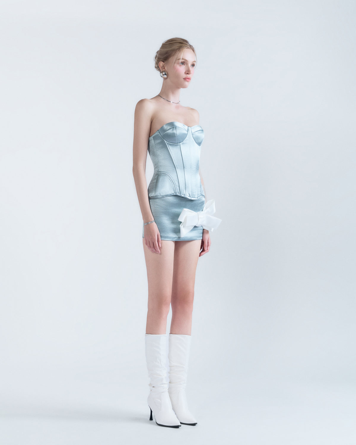 Vivienne Corset Set Ice Blue