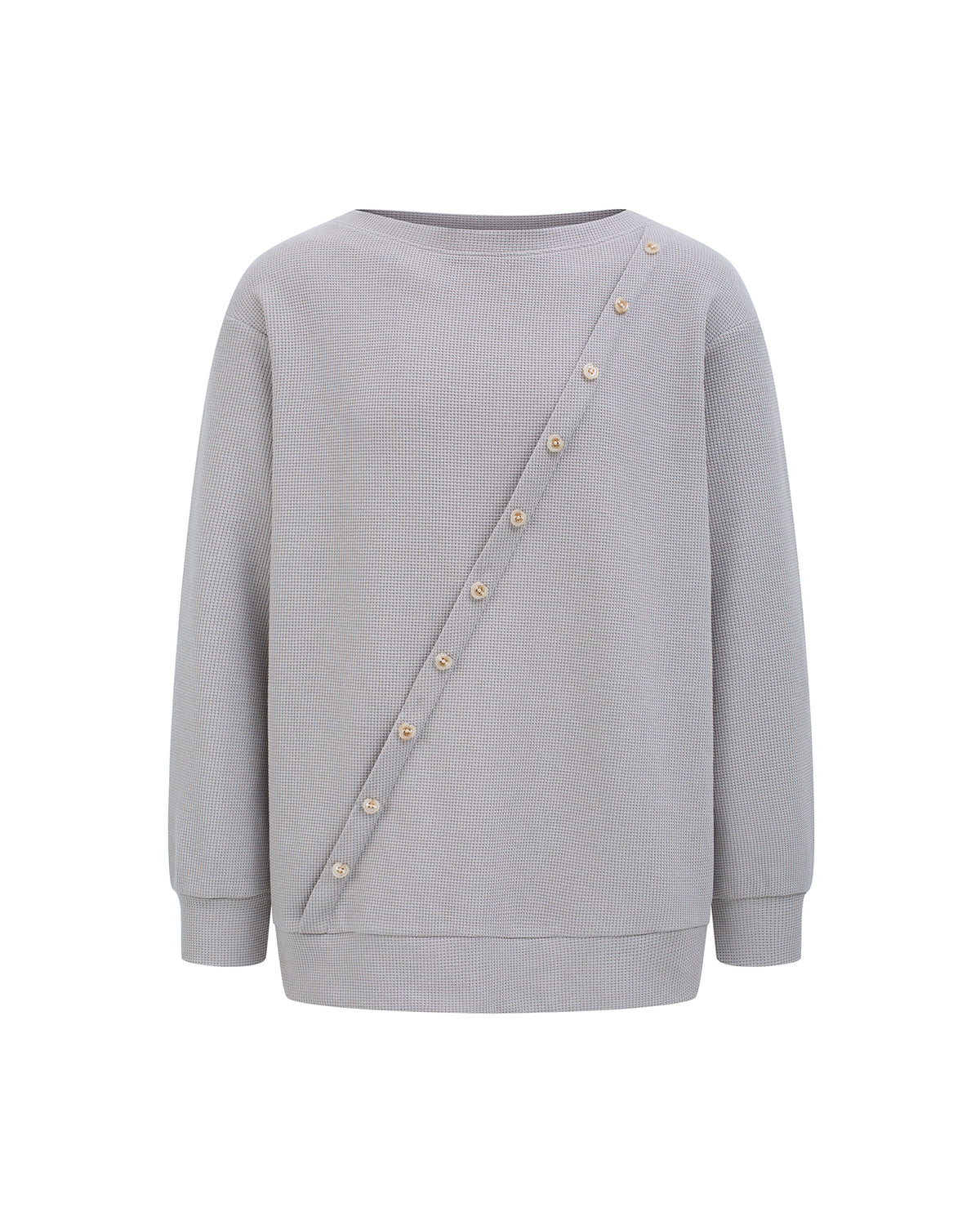 Breeze Line Waffle Pullover