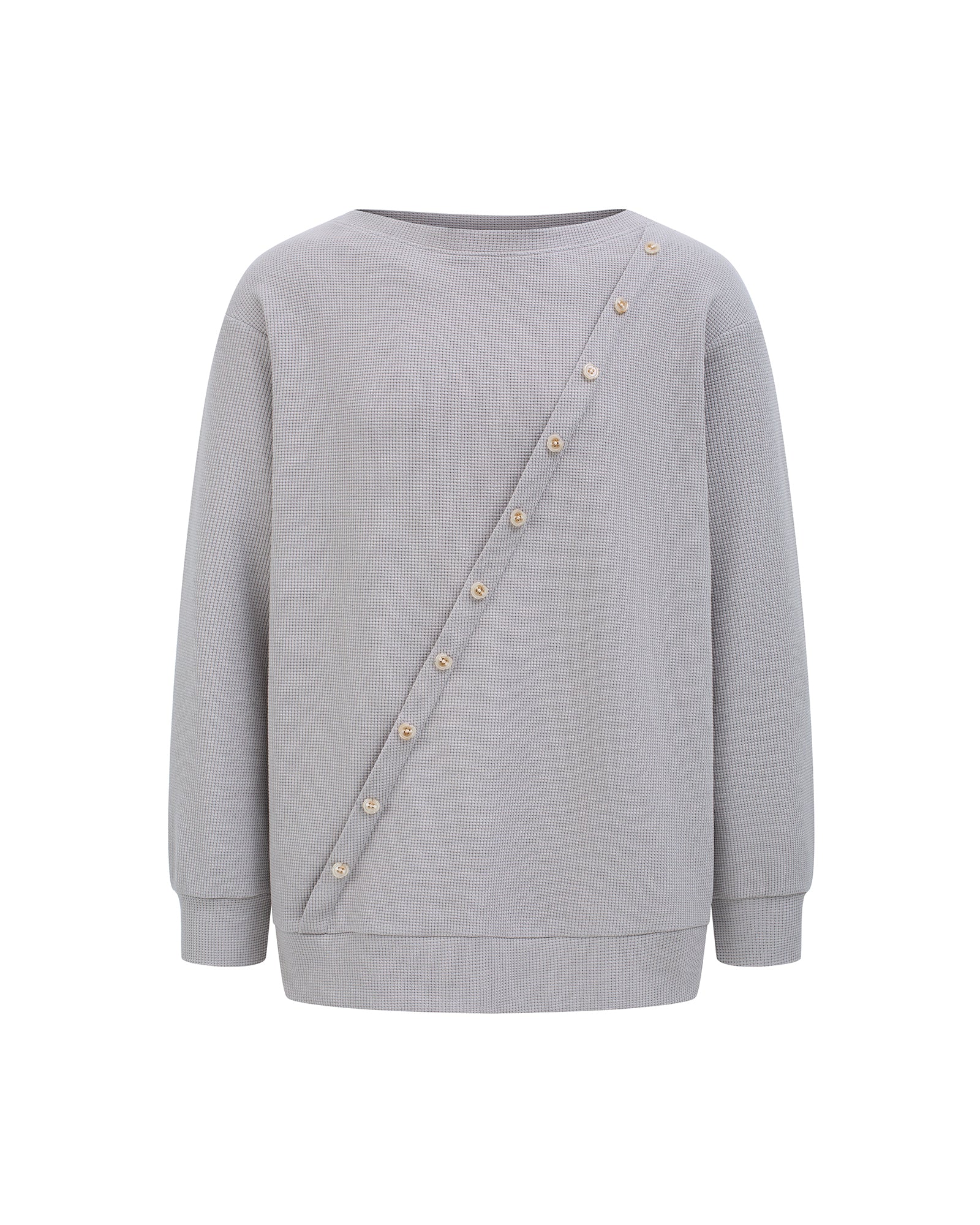 Breeze Line Waffle Pullover