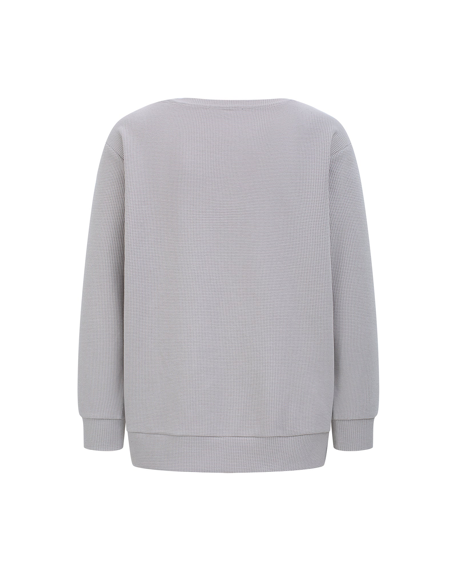 Breeze Line Waffle Pullover